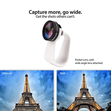 PocketLens 2-in-1 Macro & Wideangle Lens for Phones