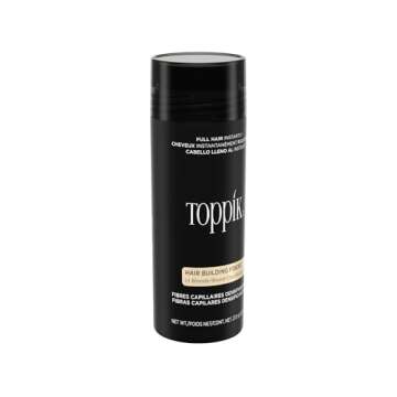 Toppik Hair Building Fibers, Light Blonde, 27.5g | Fill In Fine or Thinning Hair | Instantly Thicker, Fuller Looking Hair | 9 Shades for Men & Women, 0.97 Oz (Pack of 1)