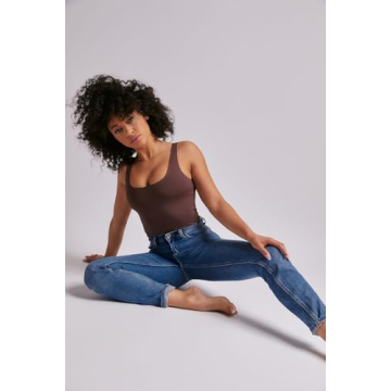 Almere Essential Tank Bodysuit for Women - Soft Comfort