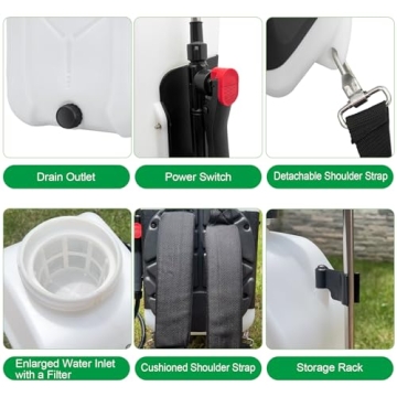 SideKing 4-Gallon Battery-Powered Backpack Sprayer