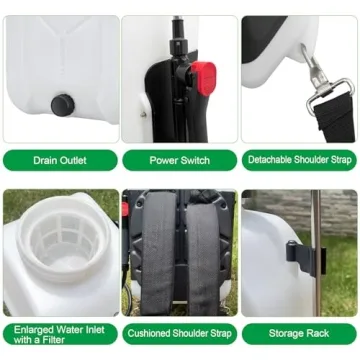 SideKing 4-Gallon Battery-Powered Backpack Sprayer