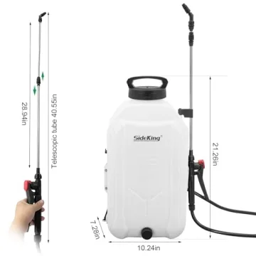 SideKing 4-Gallon Battery-Powered Backpack Sprayer