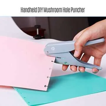 Mushroom Discbound Hole Punch for Easy DIY and Craft