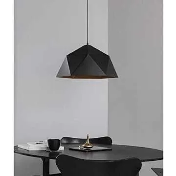 Modern and Simple Pendant Light Nordic Fashion Macaron Color Chandelier Wrought Iron Polygonal Rhombus Pendant Lamp Bedside Bar Fixtures Creative Personalized Metal Hanging Light