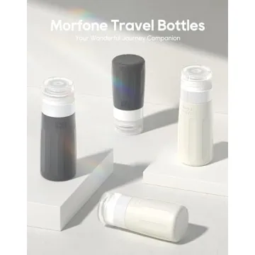 Morfone 16 Pack Silicone Travel Bottles TSA Approved Leakproof