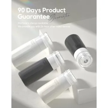 Morfone 16 Pack Silicone Travel Bottles TSA Approved Leakproof