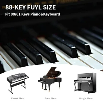 Removable Silicone Piano Key Stickers for Beginners