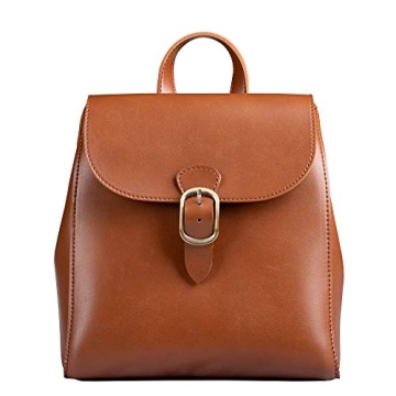 SUNLIGHT LEAVES Simple Vegan Leather Flap 3 Way Convertible Backpack For Women Classic Vintage Faux ...