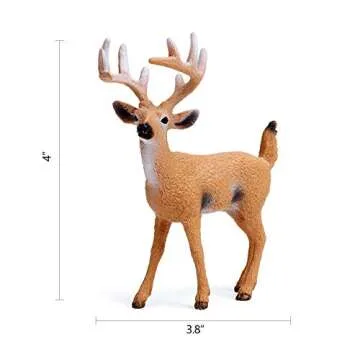 RESTCLOUD Deer Figurines Cake Toppers for Kids and Parties