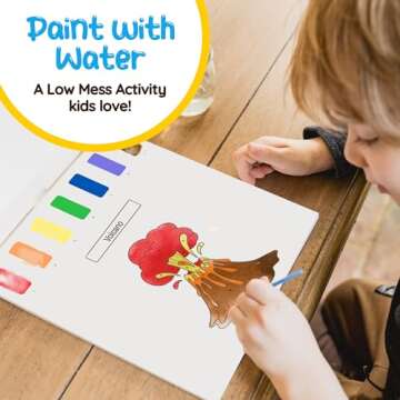 Paint With Water Coloring Book for Toddlers: Mess Free Kids Watercolor Painting Activity Kit - Arts ...