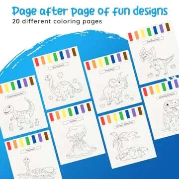Mess Free Paint With Water Coloring Book for Kids