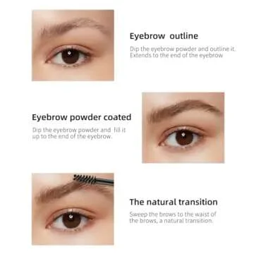 ELLESY Eyebrow Powder for Beautiful Long-Lasting Brows