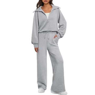 AUTOMET Women's Stylish 2 Piece Loungewear Set - Cozy & Chic