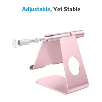 Adjustable OMOTON Tablet Stand - Solid and Stylish Holder
