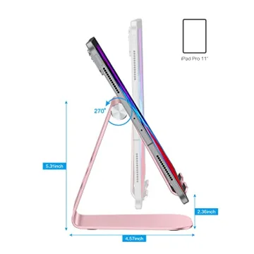 Adjustable OMOTON Tablet Stand - Solid and Stylish Holder