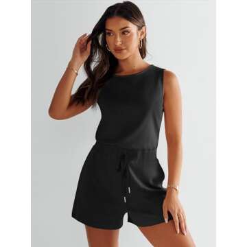 Stylish and Comfy ANRABESS Summer Romper for Women 2025