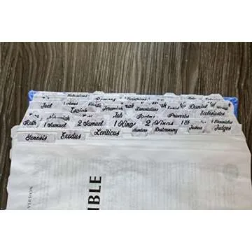 Stylish Marble Bible Tabs - 72 Peel & Stick Tabs