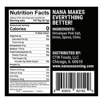 Nana's All Purpose Alkaline Seasoning