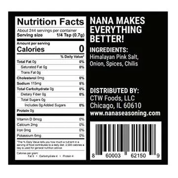 Nana's All Purpose Alkaline Seasoning