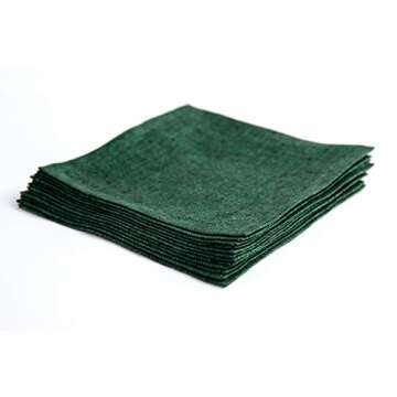 Solino Home 100% Flax Linen Cocktail Napkins Set