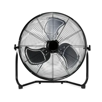 Amazon Basics 20" High-Velocity Floor Fan for Powerful Cooling