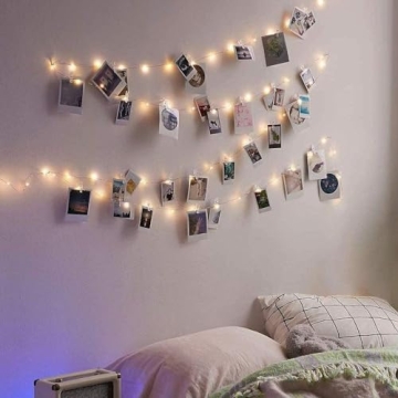 33Ft Photo Clip Fairy Lights for Bedroom and Weddings