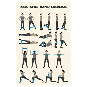 Fitness Insanity Pull Up Assist Bands – Set of 4 – Heavy Duty Resistance Bands – Mobility and Powerlifting Exercise Bands – Perfect for Body Stretching, Powerlifting and Resistance Training