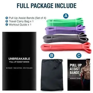 Ultimate Fitness Insanity Pull Up Bands Set of 4 Unrivaled Strength