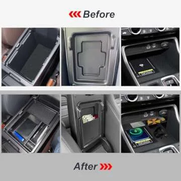 Neepiar 3PCS Center Console Organizer for Honda CRV