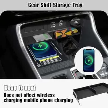 Neepiar 3PCS Center Console Organizer for Honda CRV