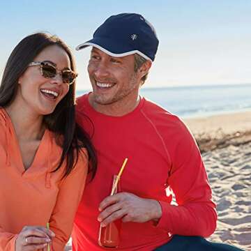 Coolibar UPF 50+ Wave Rider Cap for Sun Protection