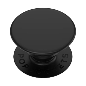 PopSockets Black Phone Grip & Kickstand - Enhance Usability