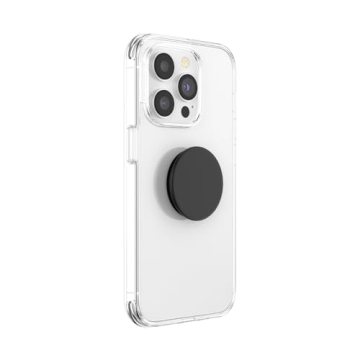PopSockets Black Phone Grip & Kickstand - Enhance Usability