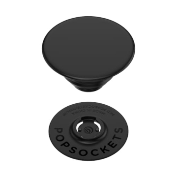 PopSockets Black Phone Grip & Kickstand - Enhance Usability
