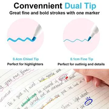 Shuttle Art Highlighters, 18 Colors Pastel Highlighter Pens Assorted Colors, Dual Tip Mild Color Highlighter Markers, Perfect for Teens, Kids and Adults Coloring, Underlining, Highlighting