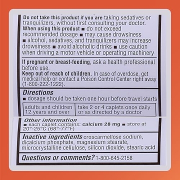 Rugby Meclizine 12.5mg Tablets for Nausea Relief