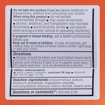 Rugby Meclizine 12.5mg Tablets for Nausea Relief