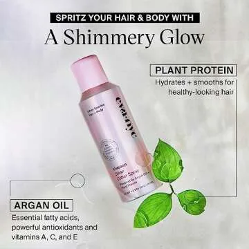 Eva NYC Kweeen Silver Glitter Spray for Body and Hair