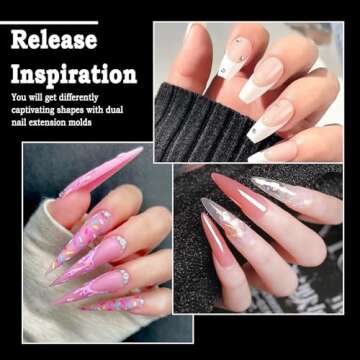 Allstarry 384pcs Nail Dual Forms Kit – Ultimate Nail Art Solution