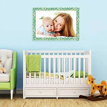 Eucalyptus Die-Cut Border Trim Bulletin Board Classroom Bulletin Wall Decor Greenery Trim Border Decor Wall Decals Tropical Leaves Greenery Wall Decoration Green