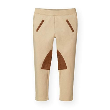 Hope & Henry Girls' Ponte Riding Pants in Medium Khaki