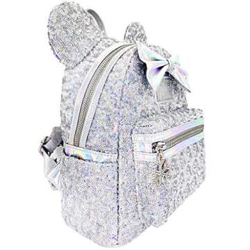Loungefly X LASR Exclusive Disney Holographic Sequin Minnie Mini Backpack