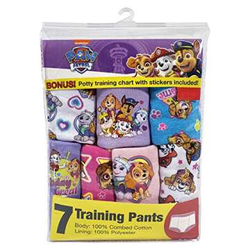 Paw Patrol Girls Toddler Potty Training Pants With Chase, Skye & More With Success Chart & Stickers ...
