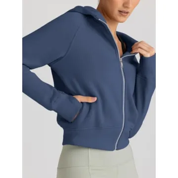 Trendy Queen Women's Zip Up Hoodies for Fall Comfort