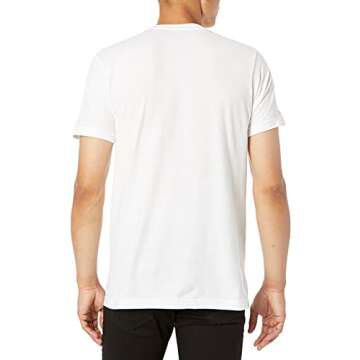 Red Hot Chili Peppers Men's Standard Official Distressed Outlined Logo T-Shirt, White, Medium