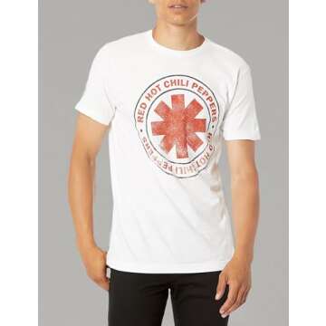 Official Red Hot Chili Peppers Distressed Logo T-Shirt