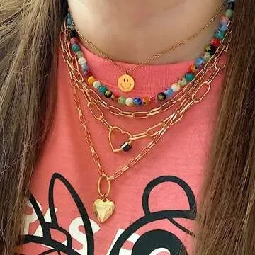 SOFYBJA Millefiori Colorful Seed Bead Flower Choker Necklace Murano Glass Crystal Beaded Necklace Handmade Jewelry for Women