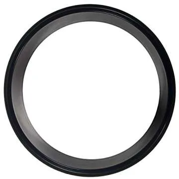 Fitvids Yoga Wheel for Stretching Yoga Prop Wheel, Comfortable Support for Yoga Poses and Backbends, Black