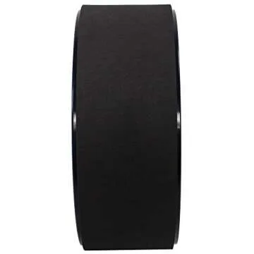 Fitvids Yoga Wheel for Stretching Yoga Prop Wheel, Comfortable Support for Yoga Poses and Backbends, Black