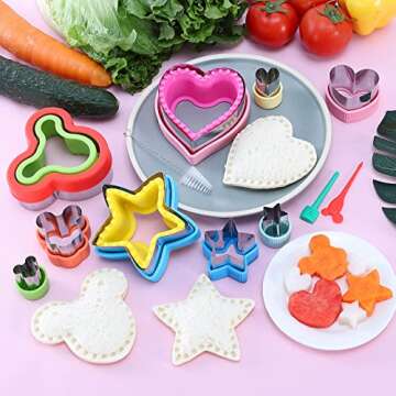 Elfkitwang Sandwich & Sealer Set – Fun Cutters for Creative Meals